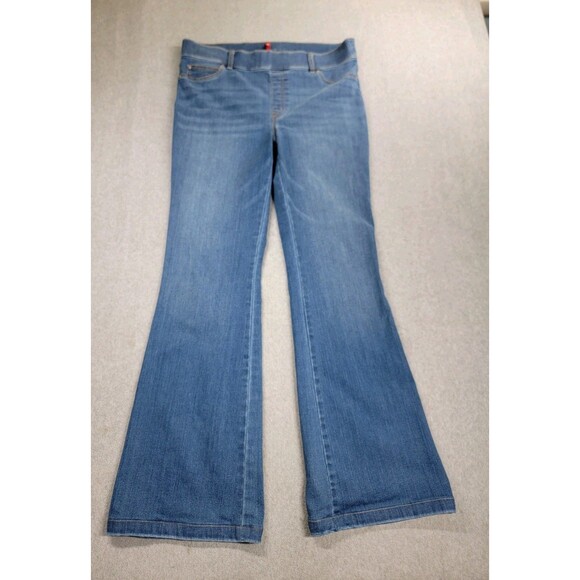 Spanx Jeans Womens XL 35x32 Boot High Rise Medium Pull On Stretch Modern Western - Picture 1 of 15